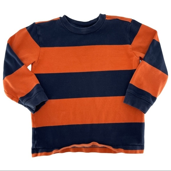 Gap Kids Stripe Colorblock Sweatshirt Size XS - Picture 3 of 6